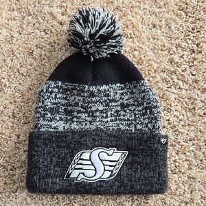 '47 Brand Black and Gray Knit Beanie